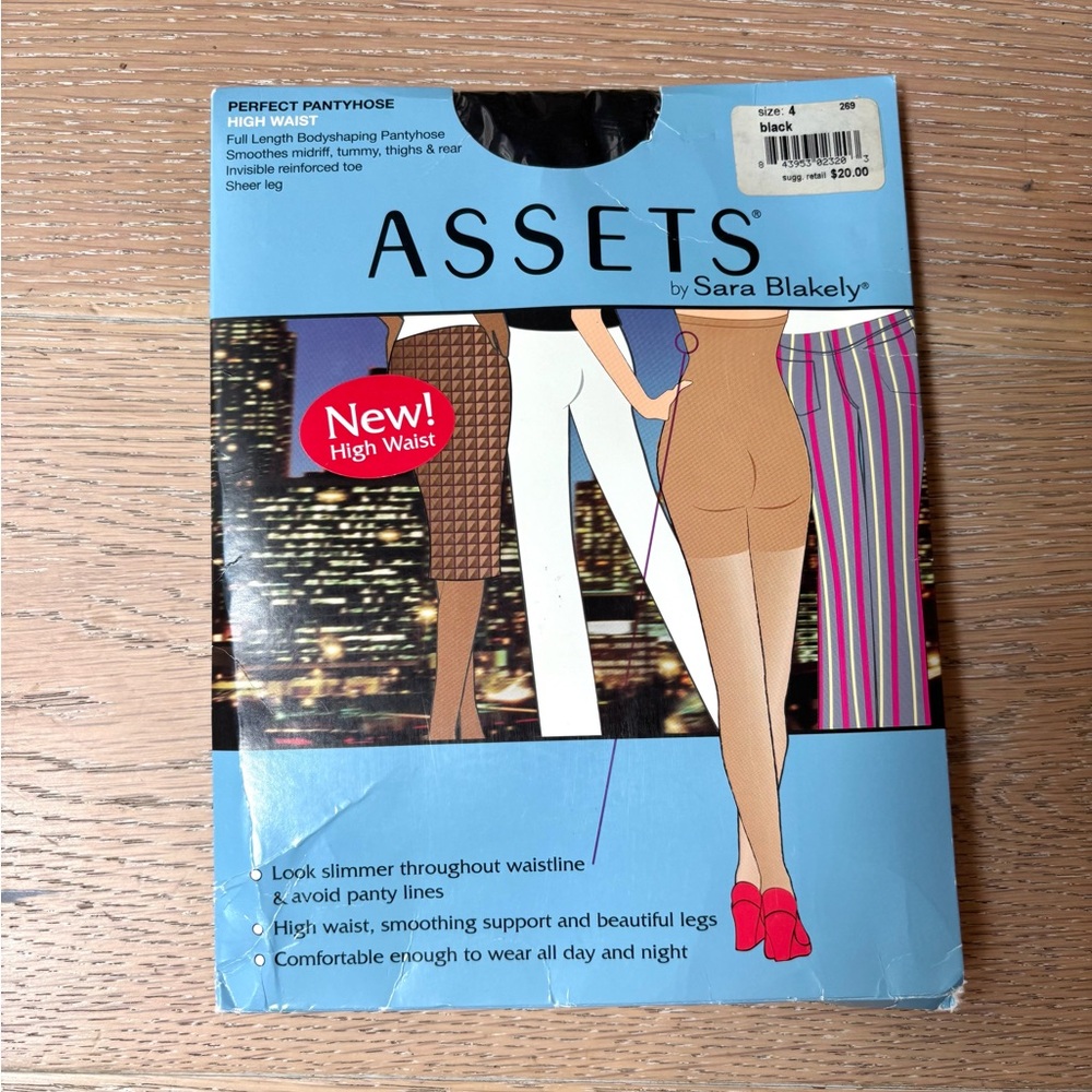 Assets by Sara Blakely Sz 4 Perfect Pantyhose Bodyshaping